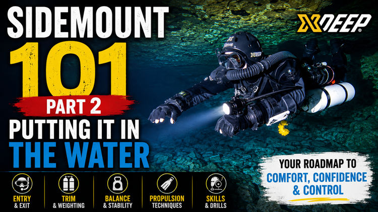 Sidemount 101: Putting it in the water episode thumbnail