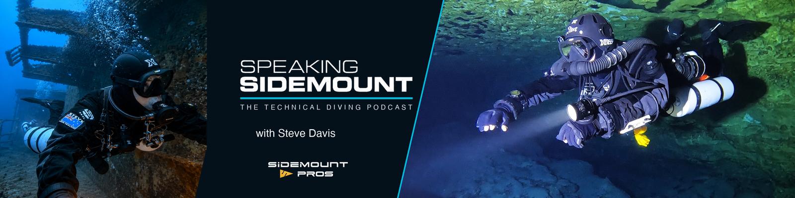 Speaking Sidemount with Steve Davis — wreck and cave diving